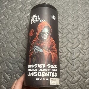 Life After Death Soap Co. Sinister Soak natural unscented liquid laundry Soap